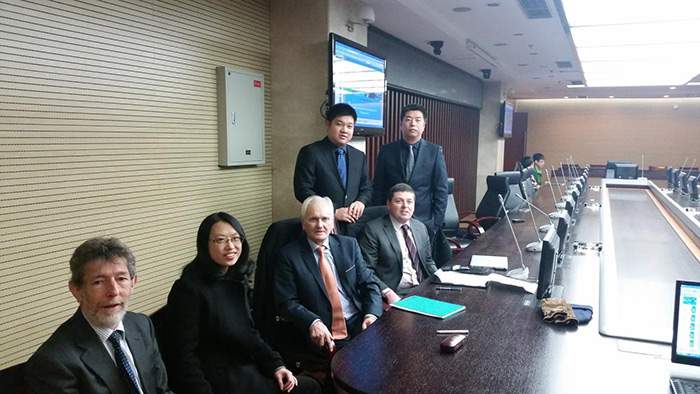 辽宁省沈阳市国家电网电科院座谈，向相关领导和工程师介绍混合飞轮储能电厂